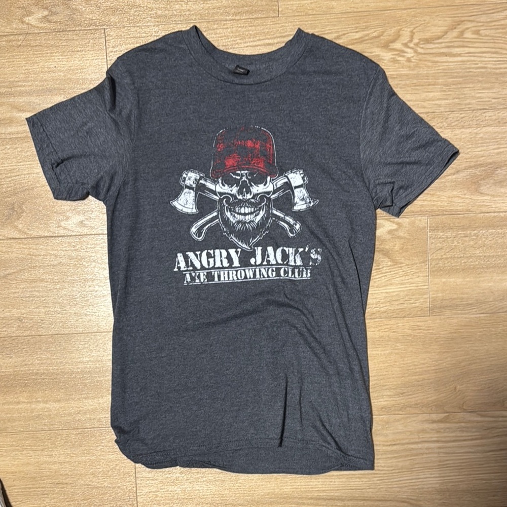 Gray Graphic T-Shirt for Men